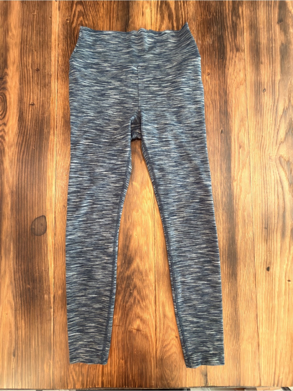 Outdoor Voices Space-Dyed Leggings - Blue Gray